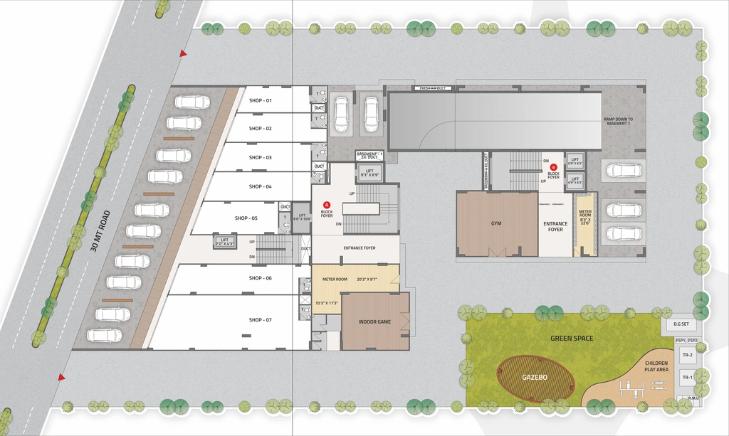 Master Plan of Swastik Gardenia in Tragad, Ahmedabad - Image 341141