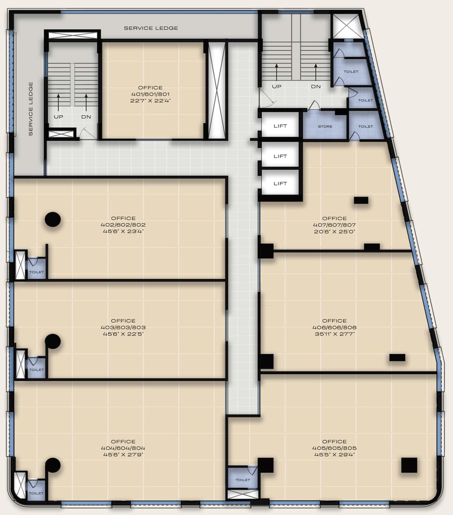 Floor Plan of WHC One in Dharampeth, Nagpur - Image 341180