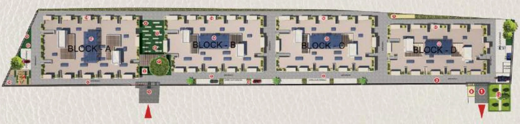 Master Plan of Jagannaath Vedaanta in Peelamedu, Coimbatore - Image 341208
