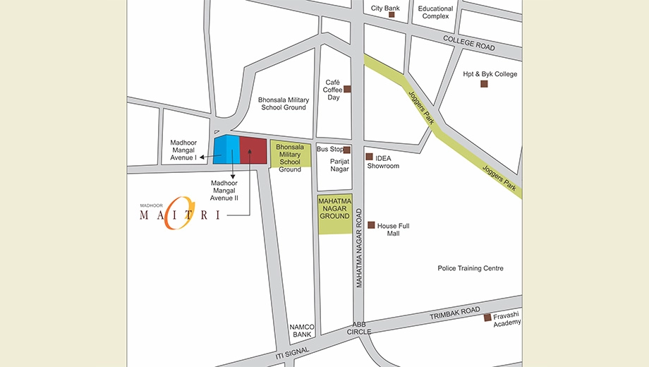Location of Madhoor Maitri in Mahatma Nagar, Nashik - Image 341241