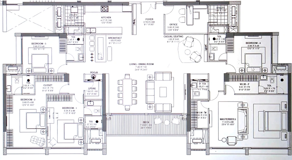 4.5 BHK Flat in Kalptaru Vian in Andheri West, Mumbai - Image 883822
