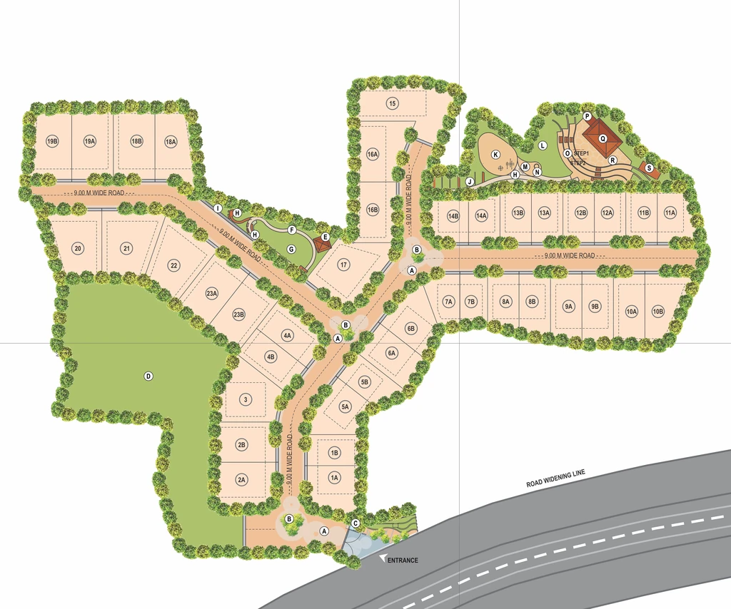 Master Plan of Redsoil Mitti Grama in Moshi, Pune - Image 341429