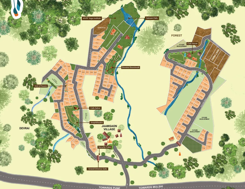 Master Plan of Synergy Satvam Hills C1 in Moshi, Pune - Image 341467