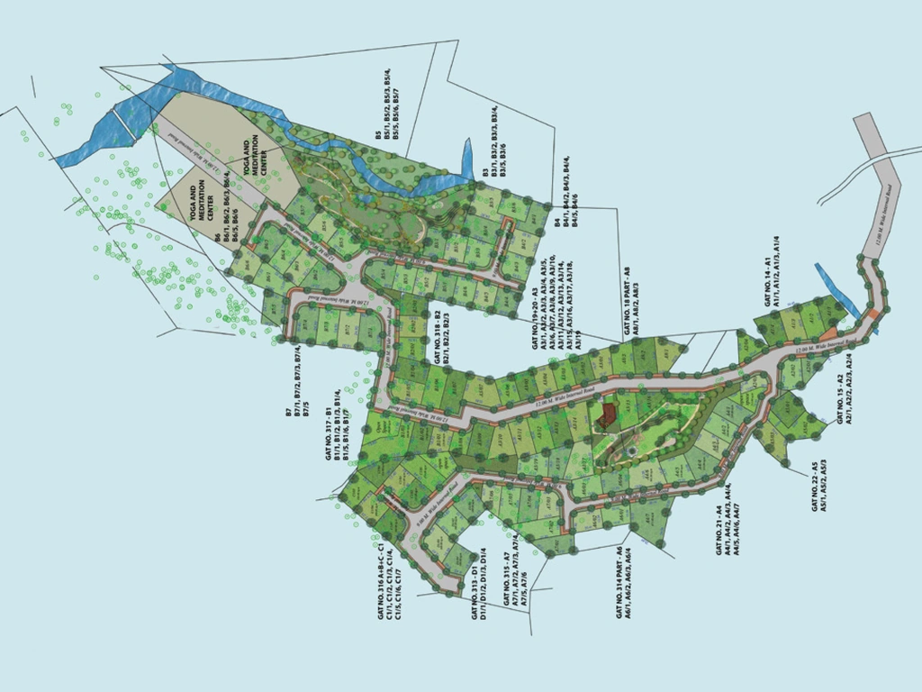 Master Plan of Synergy Satvam Hills A4 in Moshi, Pune - Image 341477