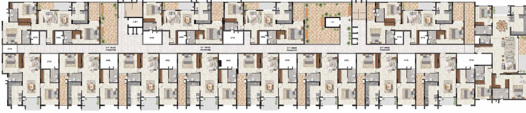Floor Plan of Infinium Lotus Meadows in Saravanampatti, Coimbatore - Image 341593