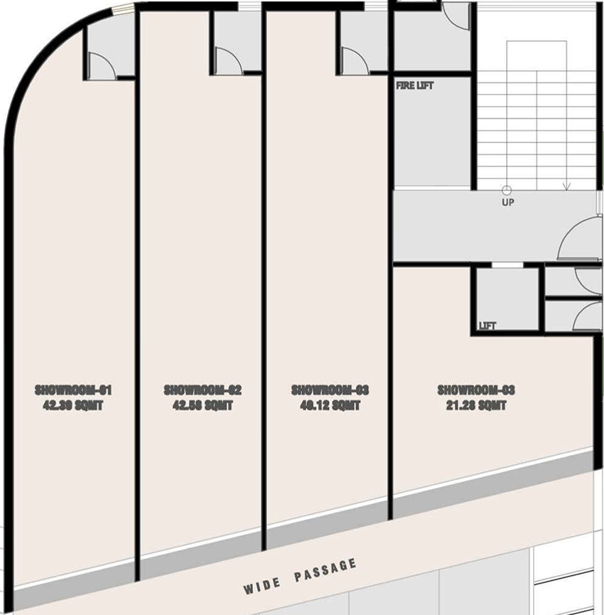 Floor Plan of Shivansh Shiv Landmark in Sargasan, Gandhinagar - Image 341622