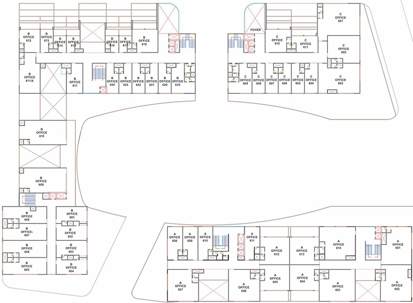 Floor Plan of Shivhari The Landmark in Kudasan, Gandhinagar - Image 341637