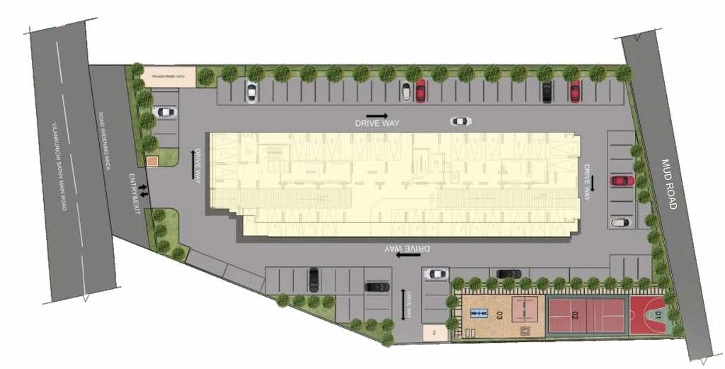 Master Plan of Jains Aashna in Ganapathy, Coimbatore - Image 341665