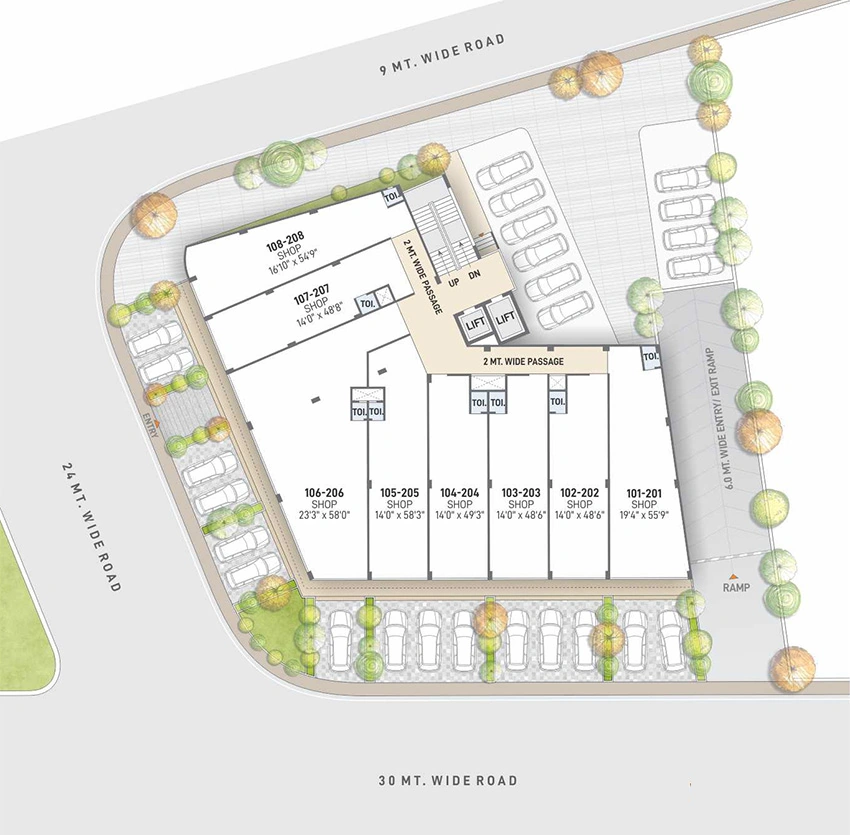 Master Plan of Shri Kabir Shilp in Kudasan, Gandhinagar - Image 341702
