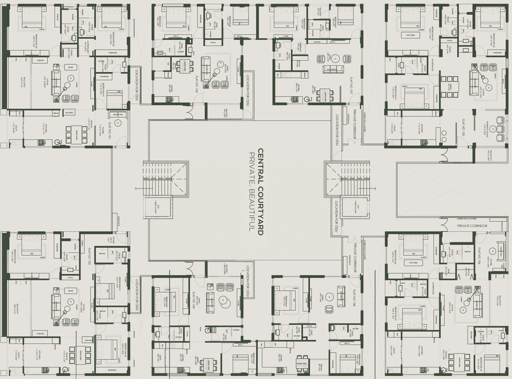 Floor Plan of Velar Urban Square in Kalapatti, Coimbatore - Image 341788