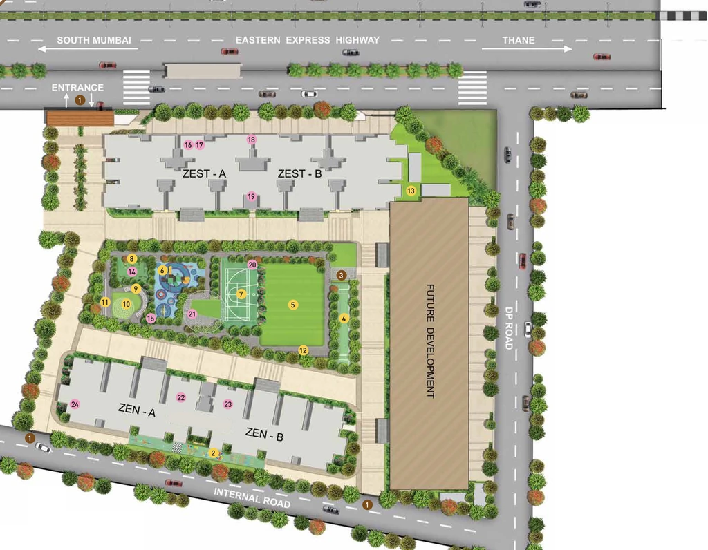 Master Plan of L&T 77 Crossroads in Ghatkopar East, Mumbai - Image 341823