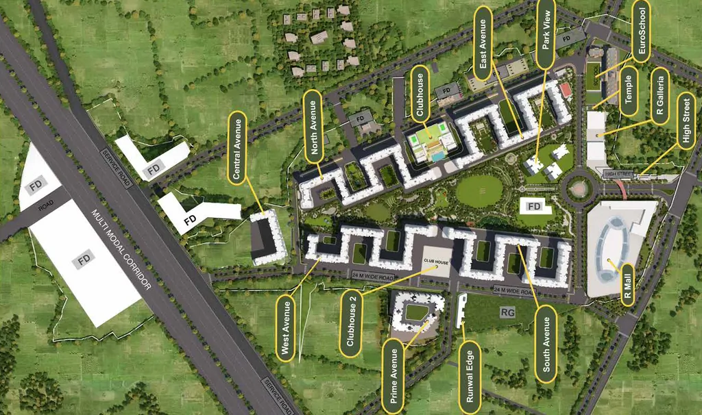Master Plan of Runwal Garden Park View in Dombivli East, Thane - Image 341917