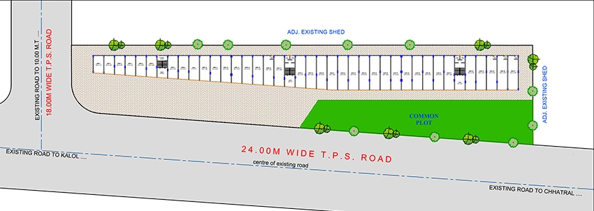 Master Plan of Somnath Yashraj Prime in Khatraj, Ahmedabad - Image 341927