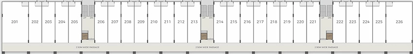 Floor Plan of Shrinivas Super Arcade in Kalol, Gandhinagar - Image 341948