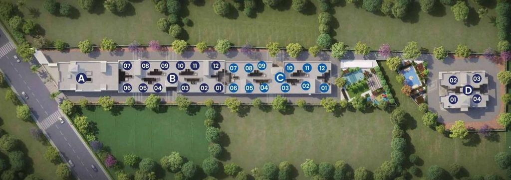 Master Plan of GK Aria in Punawale, Pune - Image 342229