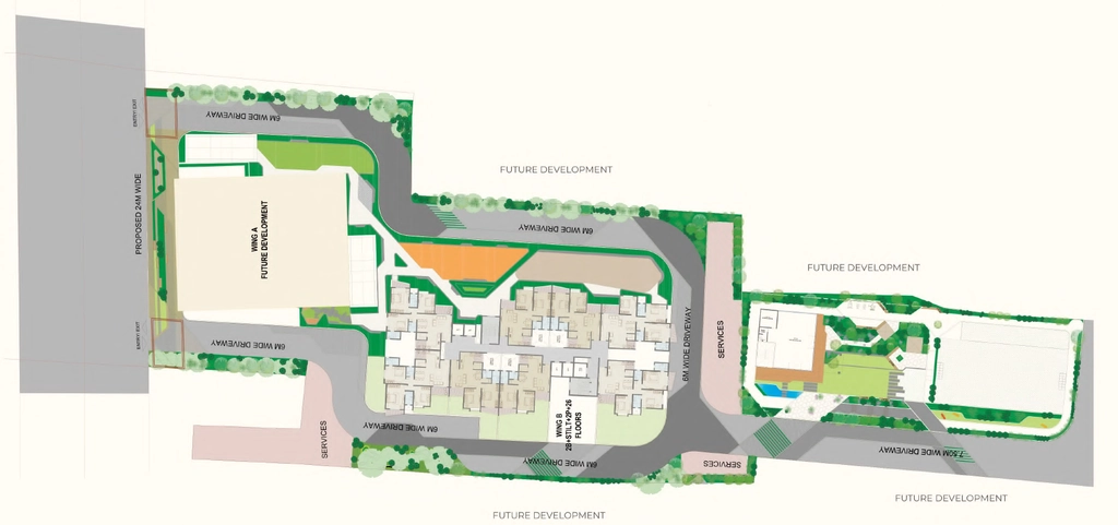 Master Plan of Krisala Aventis in Tathawade, Pune - Image 342286