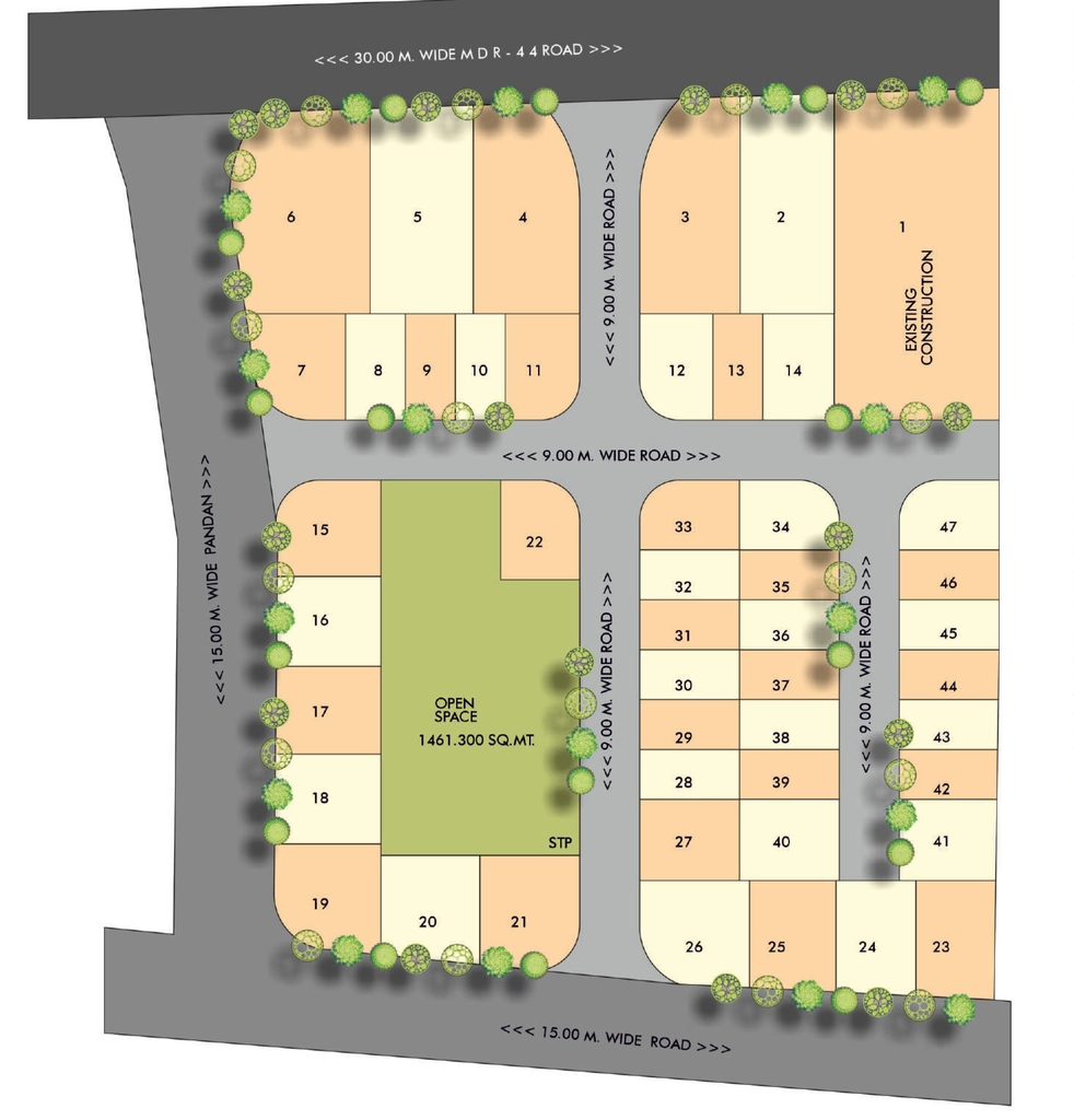 Master Plan of Mahalaxmi Nagar 19 in Wardha Road, Nagpur - Image 342566
