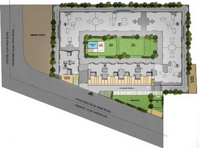 Master Plan of Avishkar Corridor 28 in Phursungi, Pune - Image 342630