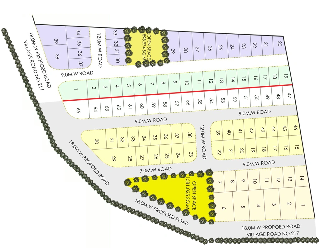 Master Plan of Mahalaxmi Nagar 2 in Jamtha, Nagpur - Image 342708