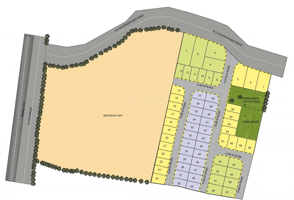 Master Plan of Mahalaxmi Nagar 1 in Jamtha, Nagpur - Image 342724