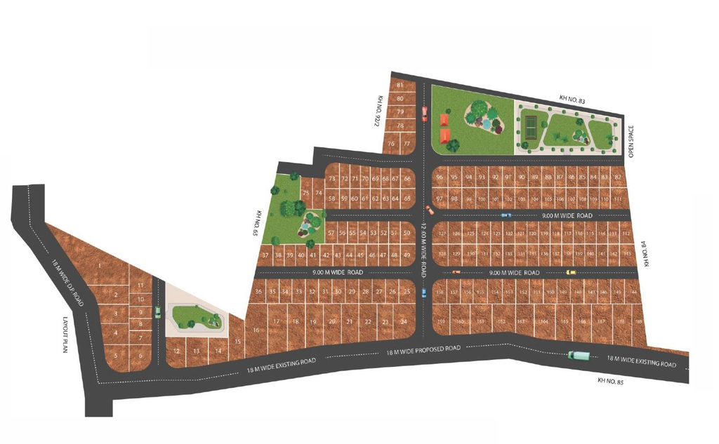 Master Plan of Mauli Town 22 in Pipla, Nagpur - Image 342895