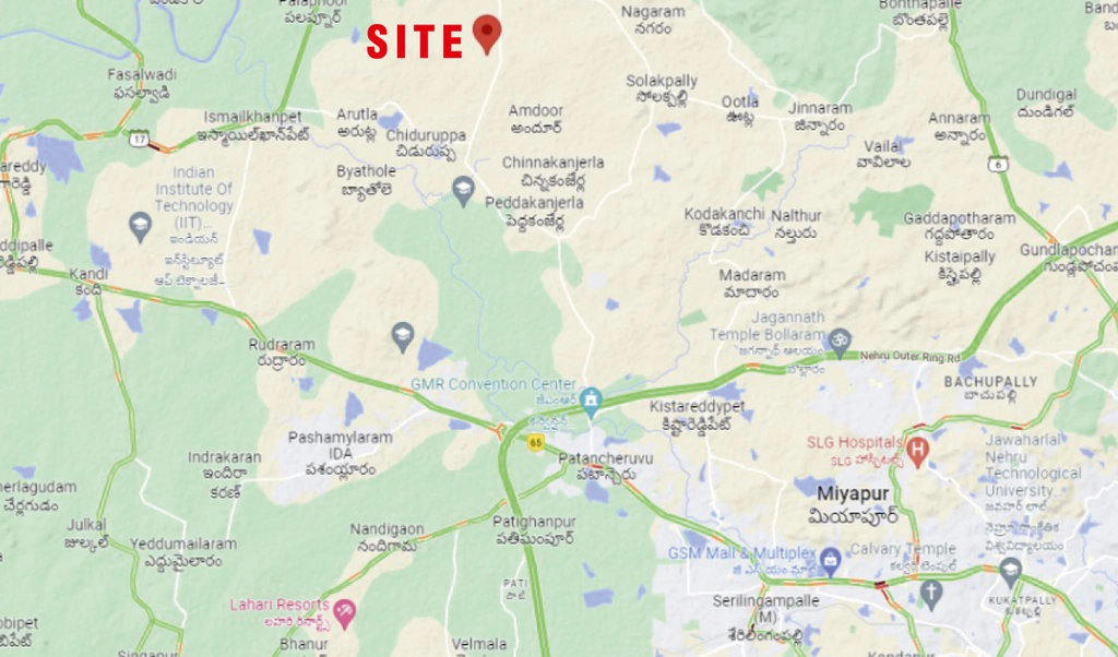 Location of Suvarna Sahaja in Patancheru, Hyderabad - Image 343417