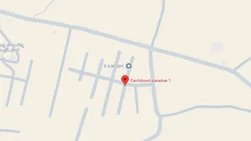 Location of SRR Gachibowli Paradise Phase 1 - Image 343590