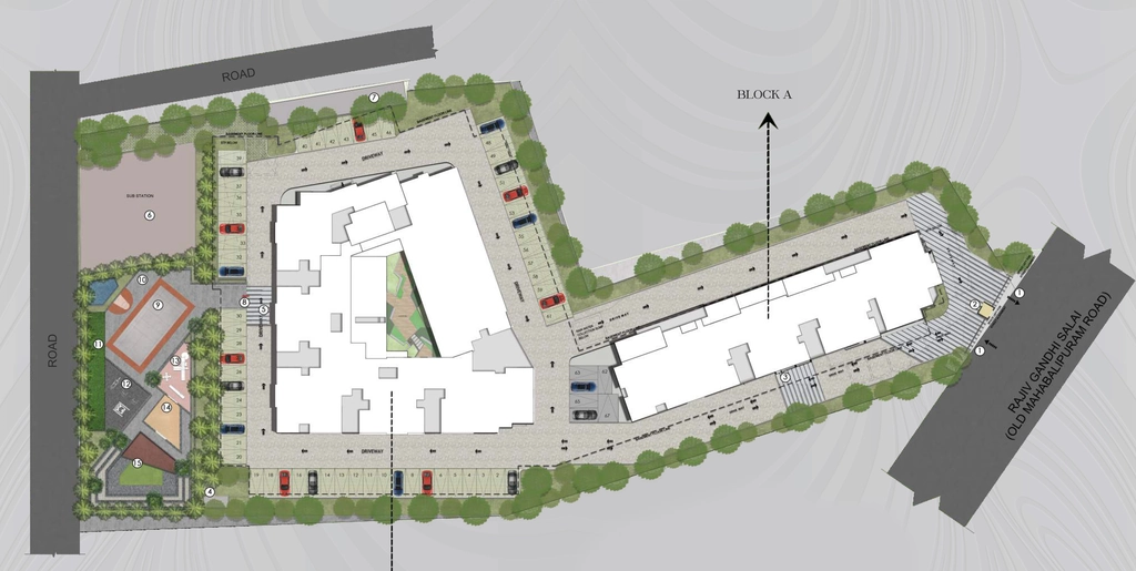 Master Plan of Radiance Eternity in Thoraipakkam, Chennai - Image 343615