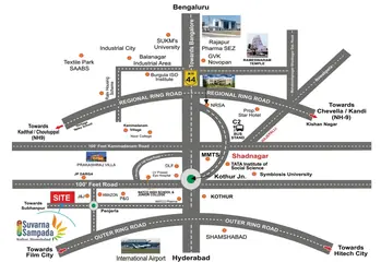 Location of Suvarnabhoomi Prajwals Suvarna Sampada - Image 343648