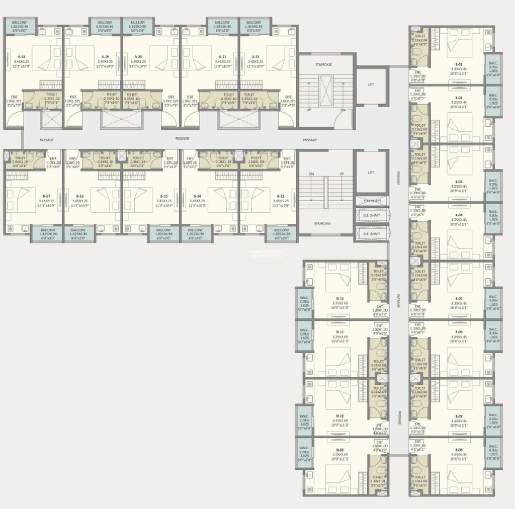 Floor Plan of Bramha Isle Of Life in Hinjewadi, Pune - Image 343909