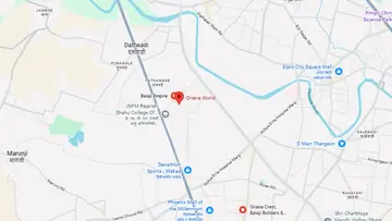 Location of Balaji Oriana World - Image 343977