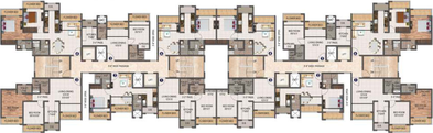 Floor Plan of Sanghvi S3 Eco City in Mira Road East, Thane - Image 23481