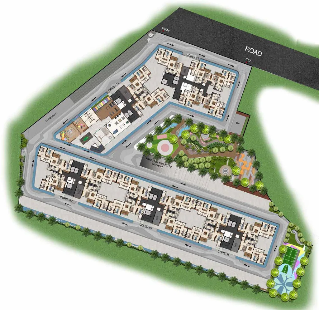 Master Plan of Casagrand Caladium in Kharadi, Pune - Image 344703