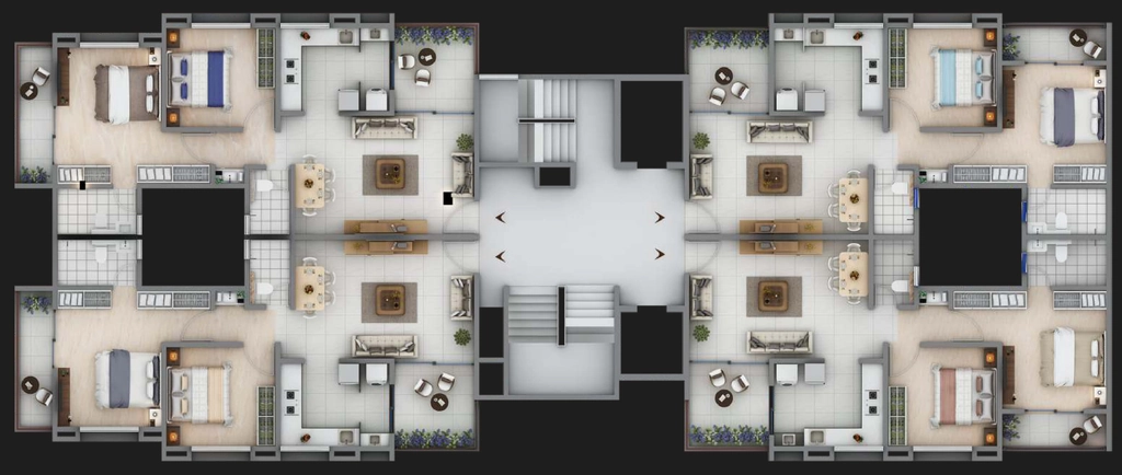 Floor Plan of Chandrarang Celestial in Kharadi, Pune - Image 344722