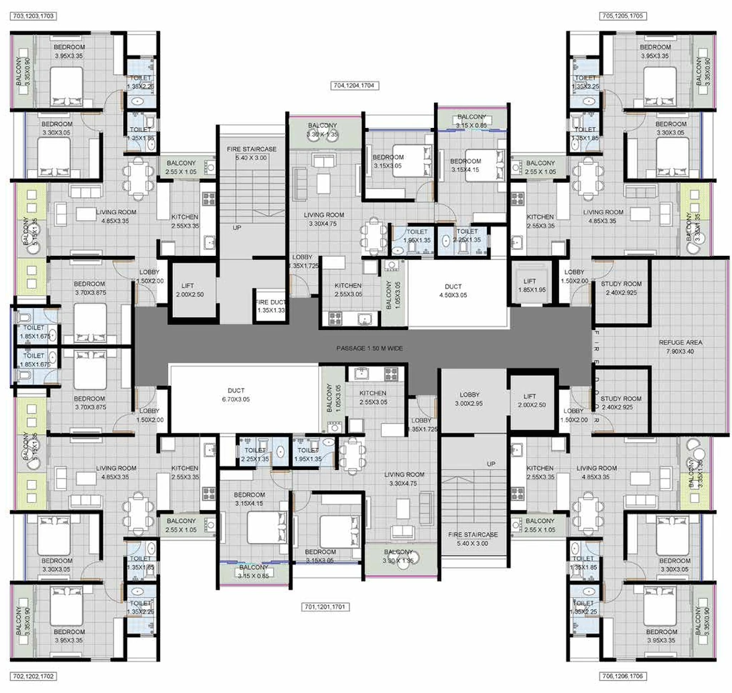 Floor Plan of Garve Samrajya in Pimple Saudagar, Pune - Image 344982