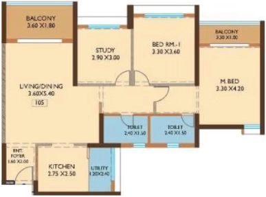 2.5 BHK Flat in MCG Aalaap in Nanded, Pune - Image 886255