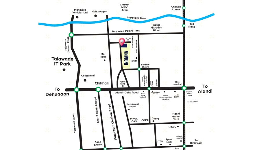 Master Plan of Five Elements Indiana in Chikhali, Pune - Image 345118
