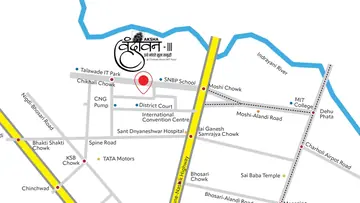 Location of Aksha Vrundavan 3 - Image 345276