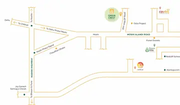Location of Maruti Green Crest - Image 345835