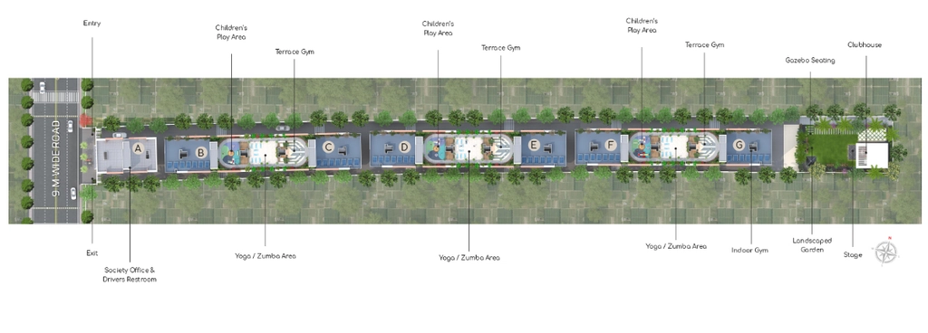 Master Plan of Kimaya One in Balewadi, Pune - Image 345883