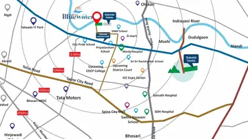 Location of Shakuntal Dwarka Bluewater - Image 345954