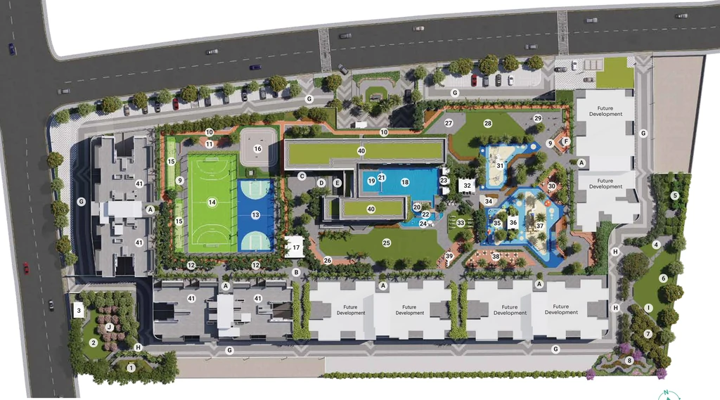 Master Plan of Kolte Patil Qrious in Hinjewadi, Pune - Image 346319