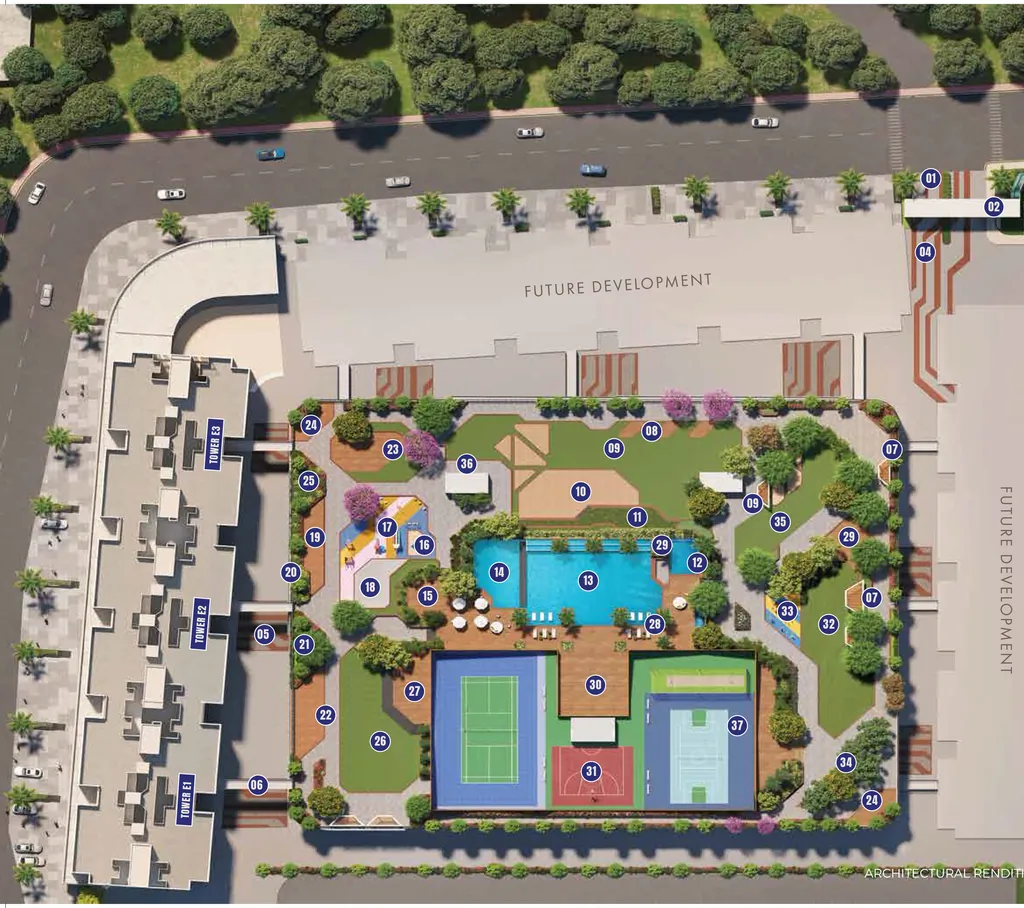 Master Plan of Kumar Primeview E1 in Hadapsar, Pune - Image 346464