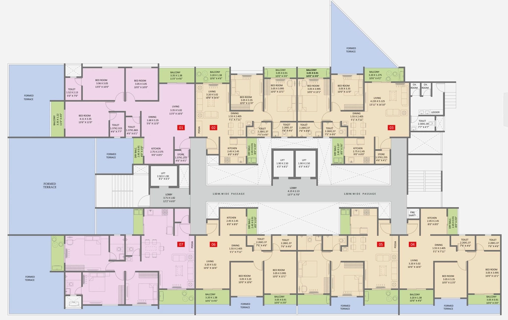 Floor Plan of Legend Aaradhyam in Hinjewadi, Pune - Image 346474