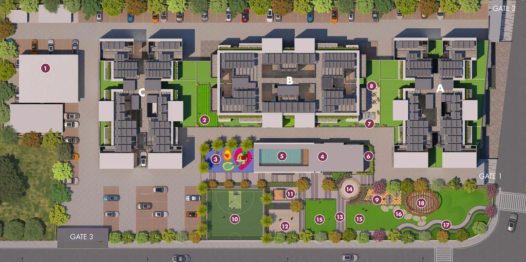 Master Plan of Millennium Samriddhi in Punawale, Pune - Image 346566