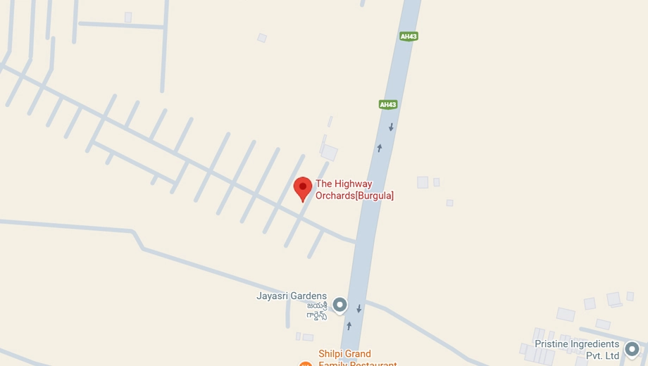 Location of BBG The Highway Orchards in Shadnagar, Hyderabad - Image 346642