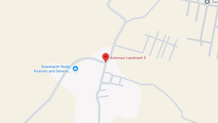 Location of BBG Kohinoor Landmark 9 in Shadnagar, Hyderabad - Image 346703