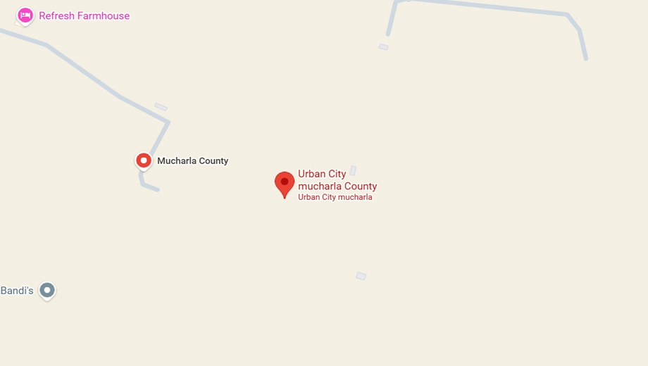 Location of Urban City Mucharla County in Kadthal, Hyderabad - Image 347078