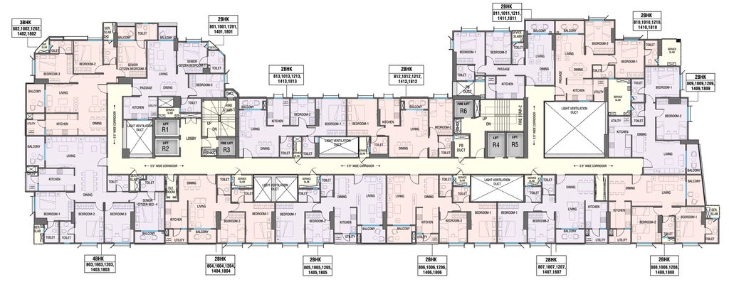 Floor Plan of Naiknavare Central Vista in Sadashiv Peth, Pune - Image 347176