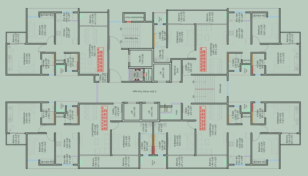 Floor Plan of NB Swanandi Blossom in Ravet, Pune - Image 347198